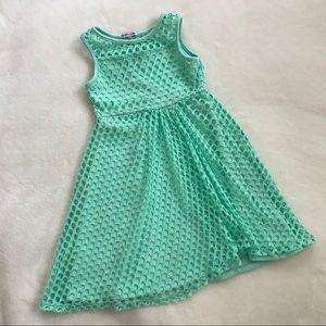 Sea foam Green Skater Dress